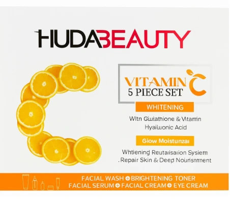HUDA BEAUTY Vitamin C 5-Piece Skincare Set - Image 3