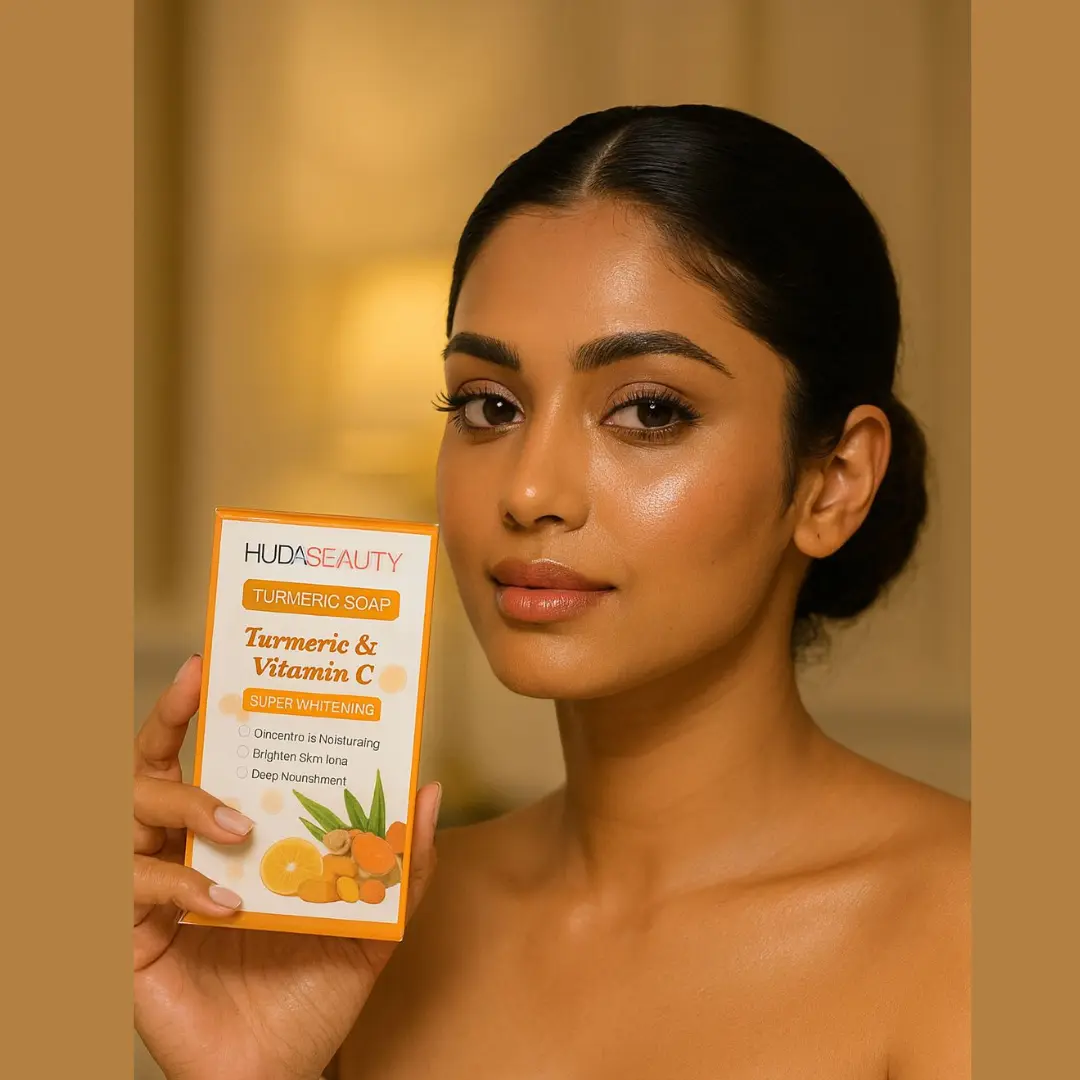 Huda Beauty Turmeric Vitamin C Soap - Image 3