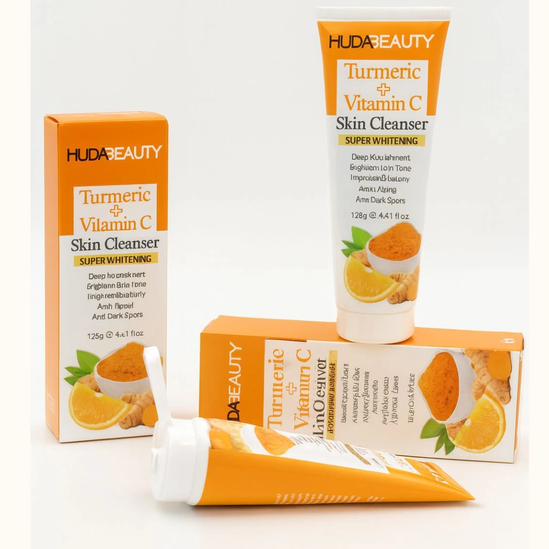 Huda Beauty Turmeric + Vitamin C Skin Scrub - Image 3
